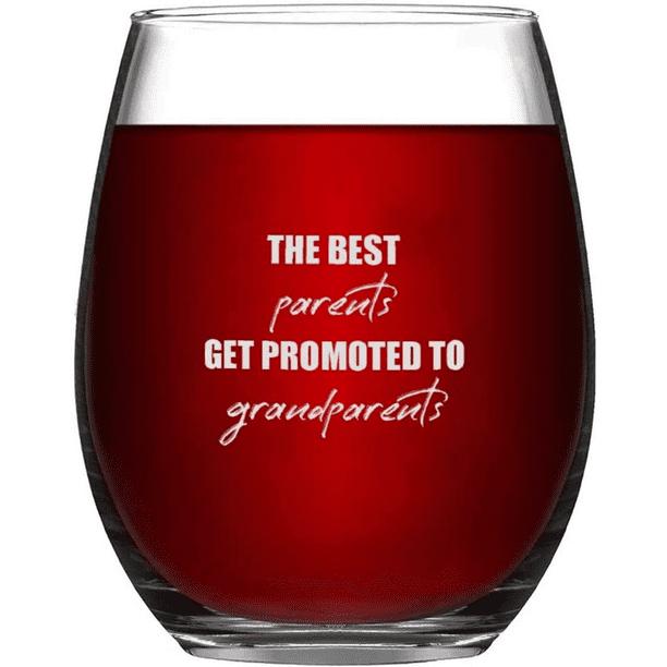 Made in the USA 15oz Stemless Wine Glass Wine Not glassware for Red or White Wine Cocktails Perfect For Homes & Bars 